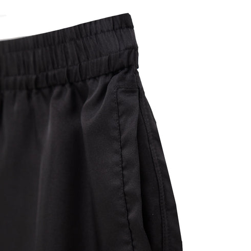 Hello Sunflower Silk Shorts Black 999 4133 Degli Uberti